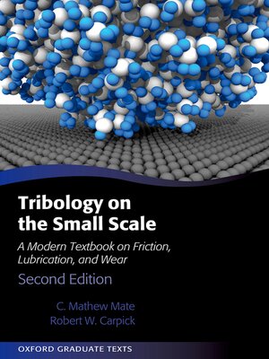 cover image of Tribology on the Small Scale